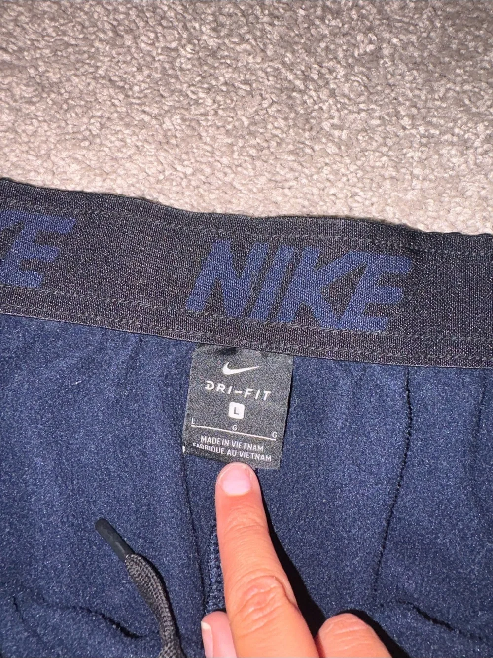 Nike Men's Dark Navy Athletic Joggers